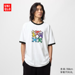 优衣库 NY POP ART UT/短袖T恤男装女装印花485064 00 白色 S