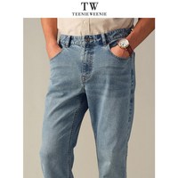 TeenieWeenieMen TeenieWeenie小熊男装2026年春舒适通勤经典修身直筒牛仔长裤