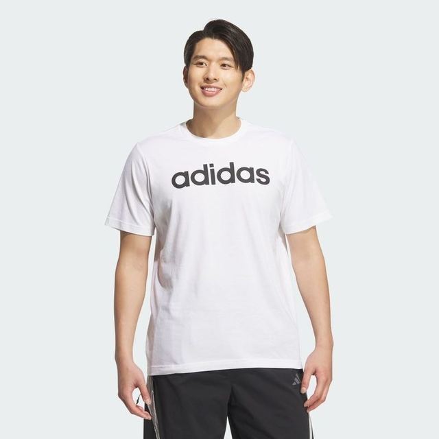 adidas 轻运动男女情侣夏季新款休闲纯棉上衣圆领短袖T恤