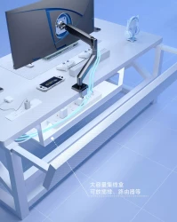 蔓斯菲尔 K7 AA165白碳-lu-0624 电竞桌 80x75x75cm 白色