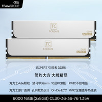 十铨 EXPERT引领者 DDR5内存条 海力士A-die C28 32GB(16Gx2) 白色