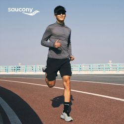saucony 枪骑3 缓震透气 男子跑鞋