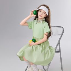 笛莎 女童26夏儿童亲子装夏装裙子甜美公主裙