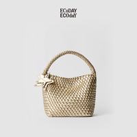 ECODAY 原创设计织托特包 香槟色 小号 单肩包