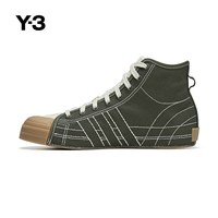 移动端：Y-3 Y3 男女同款帆布高帮系带休闲运动鞋 JH8919