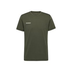 MAMMUT 男士有机棉短袖T恤 轻薄透气 Dark Marsh Large
