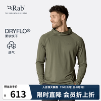 Rab Rivelin 轻量透气 灰绿色 XL 男士运动夹克 QFG-43