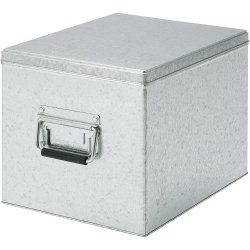 無印良品 MUJI 大型镀锌铁盒 高24cm 型号 KGG23A1S无印良品