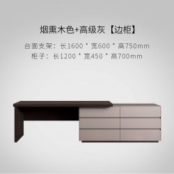 简韵 设计师梳妆台意式轻奢极简卧室可伸缩梳妆台一体书桌收纳柜斗柜