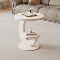 名做 cj 现代简约岩板茶几 1.2x0.6x0.45m 米白/黑