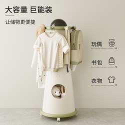哈比树 收纳架 绿色挂衣收纳架