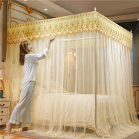 宫廷蚊帐三开门落地蚊帐 150cm*200cm