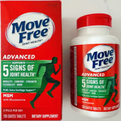 益节 MoveFree 益节 氨糖软骨素维骨力钙片 绿瓶 大瓶120粒