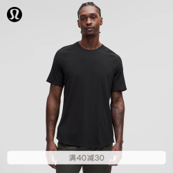 lululemon 丨License to Train™ 男士运动短袖 T 恤 LM3EJUS 黑色 S