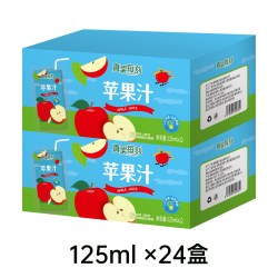 真果 每刻 苹果汁 125ml*12盒