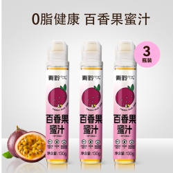 众天蜜泉 众天青聆柠檬蜜汁泡水饮品现调百香果蜂蜜水鲜果原蜜果味饮料130g