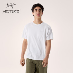 ARC'TERYX KRAGG SL COTTON BLURRED BIRD SS 男子 棉质短袖T恤 WHITE LIGHT / ATMOS