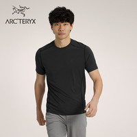 ARC'TERYX MOTUS CREW SS 男子 运动短袖T恤 BLACK HEATHER/黑灰色 M