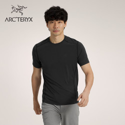ARC'TERYX MOTUS CREW SS 男子 运动短袖T恤 BLACK HEATHER/黑灰色 M