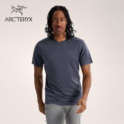 ARC'TERYX KADEM CREW SS 男子 运动短袖T恤 DK STRATUS HEATHER/深层云蓝 M