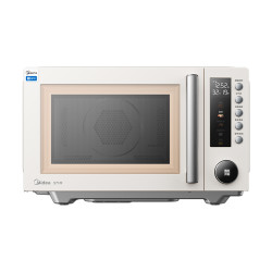 美的 PC23F5W 变频微烤炸 APP操控 米白色 25L 微波炉