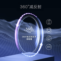 依视路 镜片爱赞全晰系列 钻晶膜御 钻晶膜致防蓝光眼镜片A360超薄2片价 爱赞全晰钻晶膜御 非球面现片 （不含框） 1.56超薄