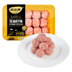 家佳康 无抗亚麻籽猪肉丸 420g