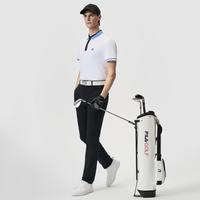 FILA 男装运动Polo衫男士简约时尚舒适基础针织短袖衫