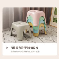 麦田 D1230 小凳子矮凳塑料儿童椅子 菲斯黄-小号