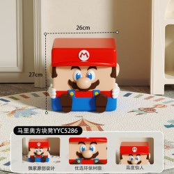 新物主义 马里奥 YYC5345+YYC5356 方块凳 树脂 20cm