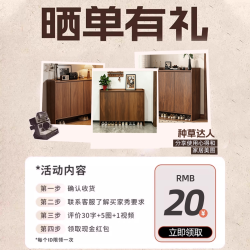 赛杉 BA36郁金檀木1 实木芯入户门玄关收纳柜 三门 玄金黑胡桃木