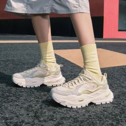 FILA FUSION硬糖4代厚底老爹休闲鞋