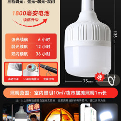 温唯 WW001 USB充电灯泡 1800mAh 白光