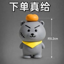 不花钱自嘲灰太熊狼肥美可爱卡通送礼物摆件