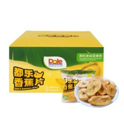 都乐 非油炸香蕉脆片15包特价菲律宾进口原料袋装香脆休闲零食