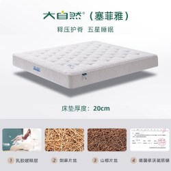 大自然 WSF 山棕片丝护脊床垫 1500mm*2000mm 20cm