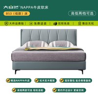 大自然 B53 真皮床 1.5*2m 低款床