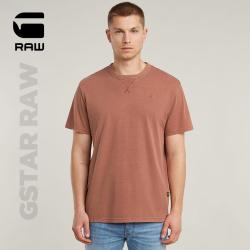 G-STAR RAW 弹力Nifous圆领时尚短袖男士流行舒适透气T恤D24449