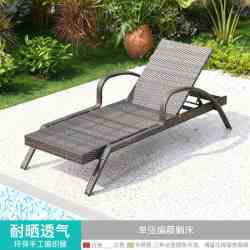 远茂 TC20518 藤编折叠床 单张藤编躺床