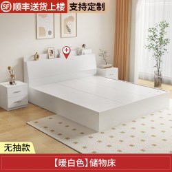 其他家 锦童 DM-1 组装式箱体床 1.2*2m 暖白色