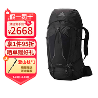 GREGORY格里高利 Baltoro穿岳系列户外专业登山包男款大容量徒步旅行背包 65L 影松黑 L