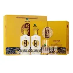 贵州习酒金质礼盒酱香型白酒53度500ml*2瓶礼盒装宴请送礼收藏