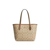 COACH City 23经典老花按扣托特包Tote包
