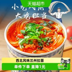 嗨吃家 兰州牛肉面 115g 桶装