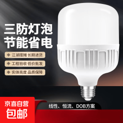 护眼LED 户外超亮白光防水防潮防尘露营灯 5W E27螺口