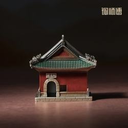 铜师傅 见微系列《武当联名升运殿》创意国风古建筑模型纪念品摆件