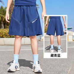 匡威 儿童官方旗舰店童装男童短裤五分裤休闲青少年运动薄裤子大童