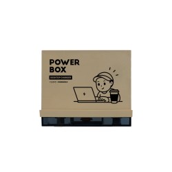 TEGIC ×FINERWORLD桌面充电站65W多口usb快充充电头功率显示PD氮化镓充电器typec插排拓展坞多功能插座特极客