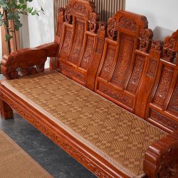 言诀 中式 沙发垫 50*50cm 九方格藤 升级加厚