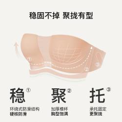 Ubras 女士抹胸透气无钢圈文胸